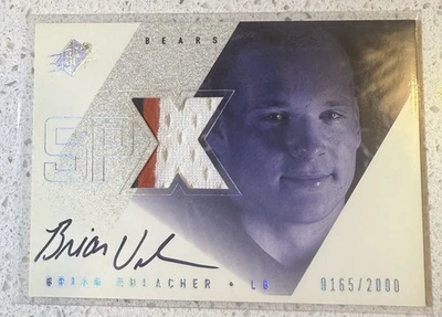 2000 SPx - Brian Urlacher #134 /2000 (AU, MEM, RC) - Tri-Color Jersey - Image 1 of 2