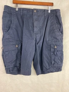 Arizona Jean Co. Classic Fit Chino 6-Pocket Shorts Men's Size 38 Navy Blue - Picture 1 of 2
