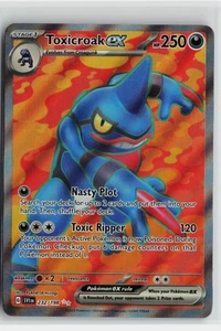 Pokemon Toxicroak ex - 232/198 232/198 SV01: Scarlet & Violet Base Set card Near - Picture 1 of 2