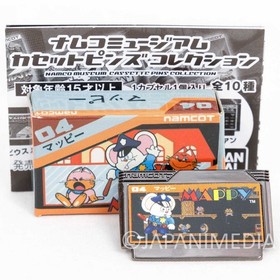 Mappy Namco Museum Cassette Pins Collection BANDAI JAPAN / FAMICOM NEC