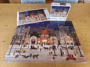 Le Moulin Rouge Paris Frankreich Michel Delacroix 1000 Teile Buffalo Puzzle KOMPLETT - Bild 1 von 9