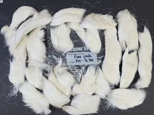 LG 1/2 lbs " Pure White Deer Belly " Perfect for Light colors & Florescent Dyes - Picture 1 of 5