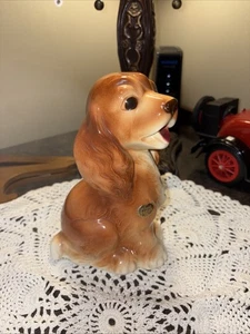 "Estatuilla de PERRO de cerámica Royal Copley COCKER SPANIEL - 8 1/4"" de alto" - Imagen 1 de 11