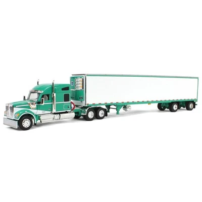 First Gear DCP 1/64 Kenworth W990 Con Rimorchio Reefer A Due Assi 60-1946 - Immagine 1 di 4