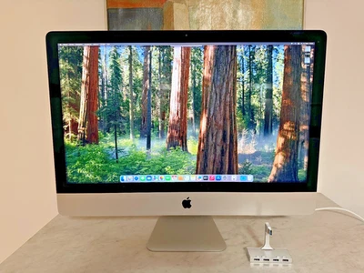 TOP! Apple iMac 5K Retina 27" Ende 2015 3,2GHZ i5 1TB SSD + 1TB HDD 24GB RAM OVP - Bild 1 von 4