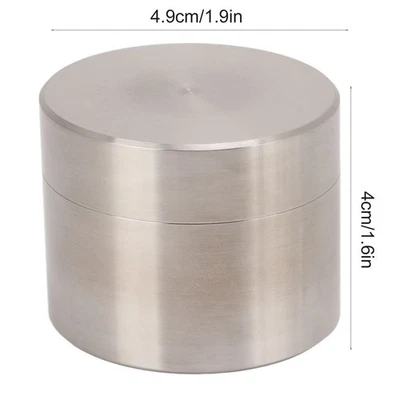 Stainless Steel Sealing Case Tea Leaf Canister Container Can Mini Portable Box F - Image 1 of 4