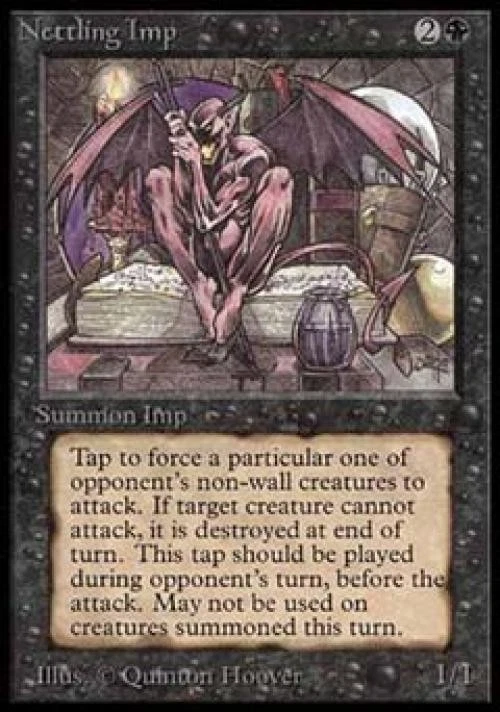 MTG English Nettling Imp Medium Play Normal Beta - Image 1 of 1