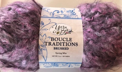 Yarn Bee Boucle 传统拉丝 3.4 盎司弹簧混合 — 第 1/4 张图片