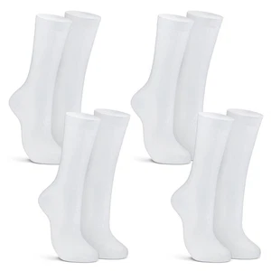 4 Pairs Silk Liner Socks Ultra-lightweight Hiking Liners Calf Sweat Absorptio... - Picture 1 of 6