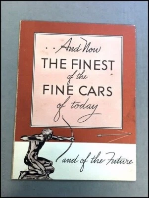 1936 Pierce-Arrow Pierce Arrow History Vintage Car Sales Brochure Catalog Foto 1 de 4