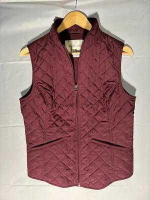 Chaleco Van Heusen’s Talla Mujer Mediana, Granate 100% Poliéster Foto 1 de 4