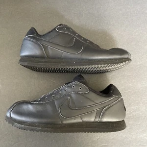Nike Cortez 2007 taglia 4Y nero/nero Swoosh scarpe giovanili (315922-001) - Foto 1 di 11