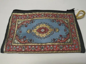 Turkish Coin Purse with Oriental Capet Design 6  x 4 inches - Bild 1 von 2