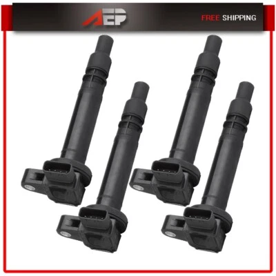 Juego de 4 bobinas de encendido para Toyota Tacoma 2,4 L 2,7 L L4 2000 2001 2002 2003 2004 Foto 1 de 3