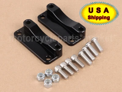 Front Fender Spacer Bracket Relocator Kit for Harley Touring Road King 2003-2013 - Imagem 1 de 4