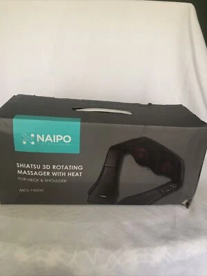 Masajeador Giratorio 3D Shiatsu Naipo MGS 150DC con Calor para Cuello y Hombro Foto 1 de 4
