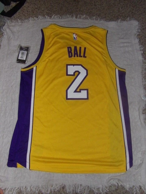 Lonzo Ball Los Angeles Lakers NBA Basketball Men’s Size 2XL Fanatics Jersey
