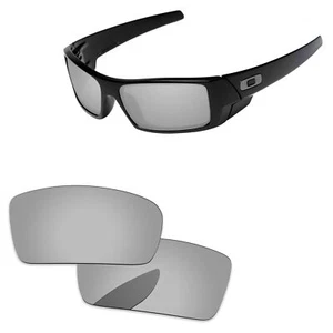 Silver Chrome Mirror Polarized Replacement Lenses For-Oakley Gascan - Picture 1 of 6