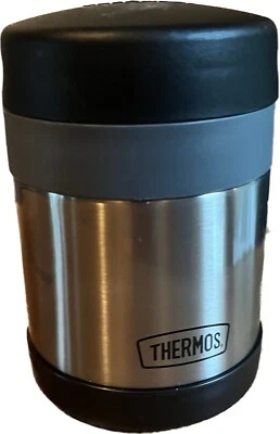 Termo 10 oz. Tarro de comida de acero inoxidable aislado al vacío con cuchara para niños Foto 1 de 4