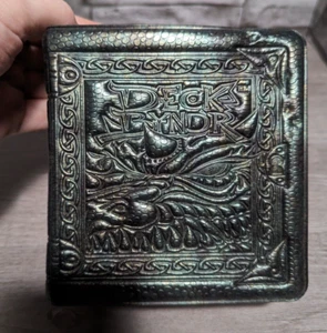 Ultra Pro Deck Byndr Collectable Card Game Storage Box Magic Dragon Scale Green - Picture 1 of 8