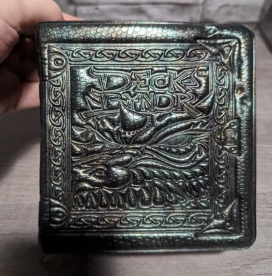 Ultra Pro Deck Byndr Collectable Card Game Storage Box Magic Dragon Scale Green - Image 1 of 4