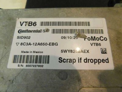 Engine ECM Electronic Control Module 6.4L Fits 09-10 FORD F250SD PICKUP 322658 - Image 1 of 2