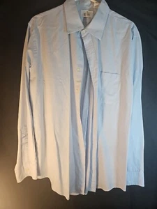 Vintage Bill Blass Signature 100% Cotton Dress Shirt Size 17 - Picture 1 of 5