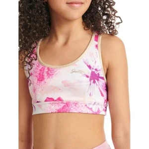 Sujetador Deportivo Reversible Justice Girls TALLA L 12-14, USA 2 MANERAS Color: Rosa Nuevo con Etiquetas - Imagen 1 de 8
