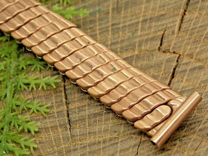 Flex-Let Expansion 16mm Rose Gold Filled NOS Vintage Watch Band Bracelet - Picture 1 of 3