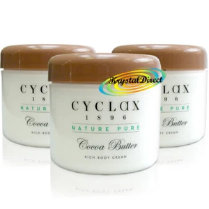 3x Cyclax Nature Pure Cocoa Butter Rich Body Cream 300ml - Picture 1 of 1