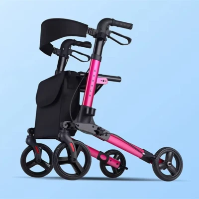 Deambulatore da esterno - con pneumatici ad aria - pieghevole, leggero, con borsa - fuoristrada - Immagine 1 di 4