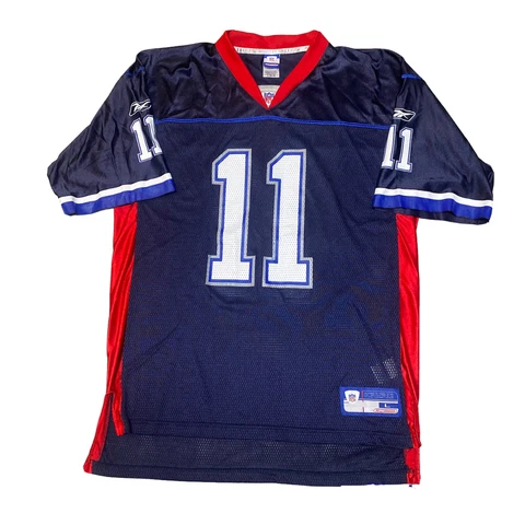 Vintage Reebok NFL Equipment Drew Bledsoe New England Patriots Jersey 11 Men’s L Cover