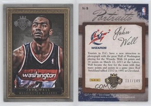 2013-14 Panini Court Kings Portraits /149 John Wall #8