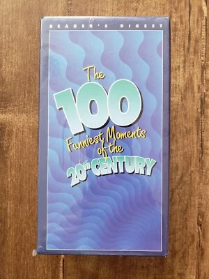 READER'S DIGEST 3 VHS Tape Set The 100 Funniest Moments Of The 20th Century NEW Foto 1 de 4