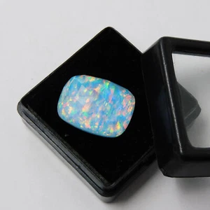 Natural Multi Color Cushion Cut Boulder Opal 7.95 Ct CERTIFIED Loose Gemstone - Picture 1 of 13