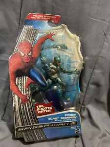 SpiderMan Poison Blast Scorpion Action Figure Hasbro 2007 Rare Sealed - Picture 1 of 7