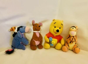 Peluches Winnie Pooh Puuh rappel Fisher Price 16 cm tigre canguro I-ah burro  - Imagen 1 de 2