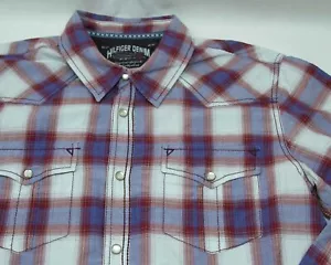 .. Hilfiger Denim MENS SHIRT LONG SLEEVE COTTON SIZE M (LABEL L) VGC - Imagen 1 de 7