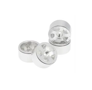RC Hop Ups 1.0″ CNC Aluminum 5 Spoke Beadlock Wheels (4) For Axial SCX24 Models - Picture 1 of 1