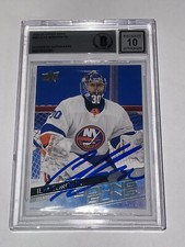 Ilya Sorokin Signed YOUNG GUNS Upper Deck UD Card Slabbed Beckett BAS BGS c