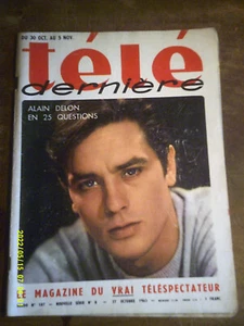 TELE DERNIERE 1965 ALAIN DELON EN 25 QUESTIONS - Imagen 1 de 4