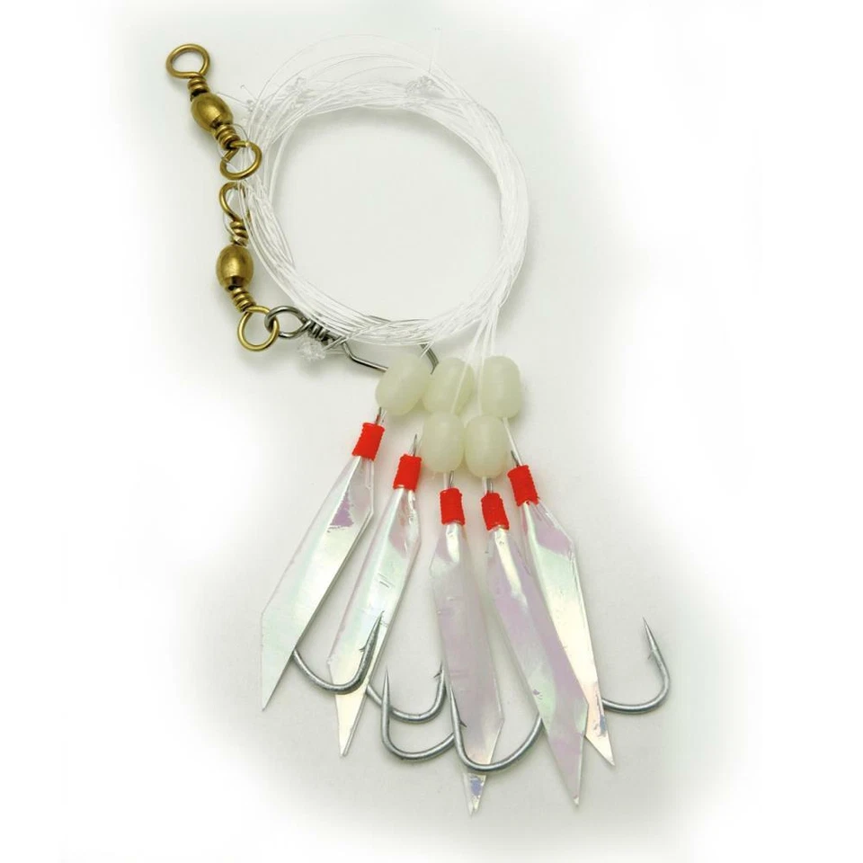 Behr Norwegen-System 8/0 mit 5 Haken Dorschvorfach Meeressystem Pilksystem - Bild 1 von 1