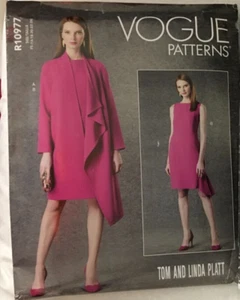 Chaqueta y Vestido Vogue Patterns 1773 Talla 16-24 NUEVO - Imagen 1 de 2