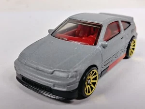 '88 Honda CR-X Hot Wheels 2023 J-Imports #148 Metalflake Gray 10SP 1:64 Loose - Picture 1 of 8