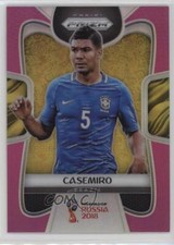 2018 Panini Prizm World Cup National Convention Pink Prizm 8/8 Casemiro #36