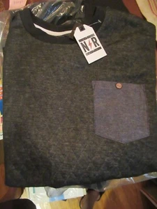 Pullover informal acolchado LS No Retreat para hombre con bolsillo frontal K556 grava - Imagen 1 de 1