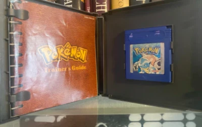 Pokémon Blue Cartridge, Manual, & Custom Cartridge Case Bundle - Image 1 of 4