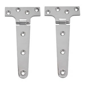 2 PIEZAS 316 bisagras en T de acero inoxidable de alta resistencia de 6""x3"" bisagras de barco de fundición - Imagen 1 de 7
