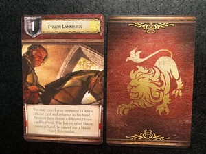 JUEGO DE TRONOS EL JUEGO DE MESA Tyrion Lannister Tarjeta 2011 SEGUNDA EDICIÓN - Imagen 1 de 2