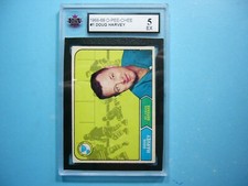 1968/69 O-PEE-CHEE NHL HOCKEY CARD #1 DOUG HARVEY KSA 5 EX NICE!! 68/69 OPC